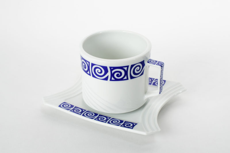 Taza y plato desayuno Cíes